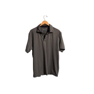 Under Armour HeatGear Gray Polo Shirt Size Large Excellent Condition
